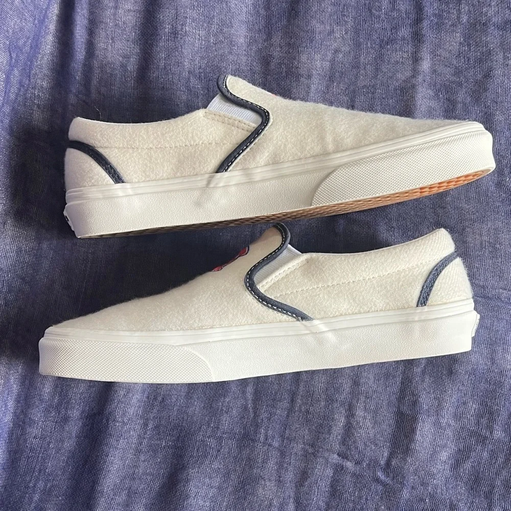 Vans Cubs Classic Slip On Wool Shoes